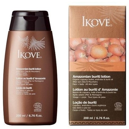 Loção Pós Sol e Diária - Buriti - Ikove - Frasco com 200ml - Mundo dos Óleos
