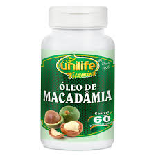 Óleo de Macadamia - Unilife - Frasco com 60 Capsulas de 1200mg - Mundo dos Óleos