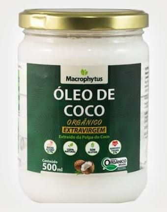 Óleo de Coco Extra Virgem Orgânico - Macrophytus - Frasco com 500ml - Mundo dos Óleos