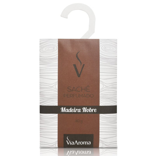 Sachê Perfumado30g - Madeira Nobre - Via Aroma - Mundo dos Óleos