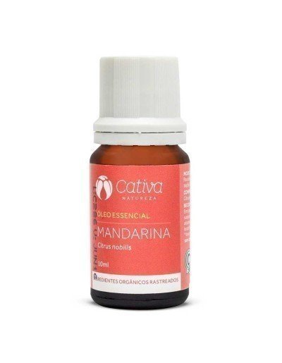 Óleo Essencial de Mandarina - Cativa - Frasco com 10ml - Mundo dos Óleos