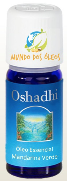 Óleo Essencial Orgânico de Mandarina Verde - Oshadhi - Frasco com 5ml - Mundo dos Óleos