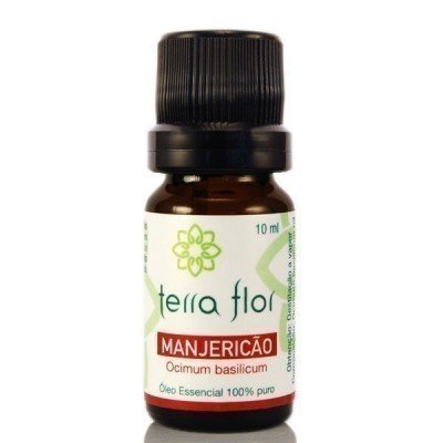 Óleo Essencial de Manjericão qt. Metil Chavicol - Terra Flor - Frasco com 10ml - Mundo dos Óleos
