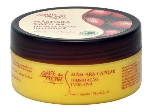 Máscara Capilar de Hidratação de Buriti - Arte dos Aromas - Frasco com 196g - Mundo dos Óleos
