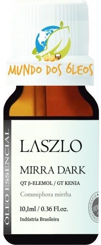 Óleo Essencial de Mirra Dark - Laszlo - Frasco com 10ml - Mundo dos Óleos