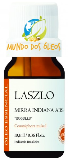 Óleo Absoluto de Mirra Indiana "Gugullu" - Laszlo - Frasco com 10ml - Mundo dos Óleos