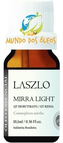 Óleo Essencial de Mirra Light (Kênia) - Laszlo - Frasco com 10ml - Mundo dos Óleos