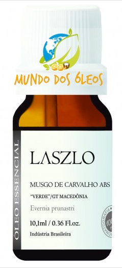 Óleo Absoluto de Musgo de Carvalho Verde - Laszlo - Frasco com 10ml - Mundo dos Óleos