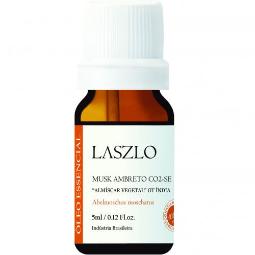 Óleo Essencial de Musk Ambreto (Gt India) C02 - Laszlo - Frasco com 10ml - Mundo dos Óleos