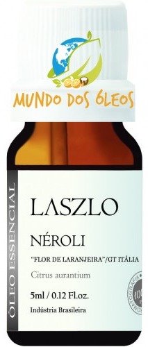 Óleo Essencial de Néroli (Flor de Laranjeira) - Laszlo - Frasco com 10ml - Mundo dos Óleos
