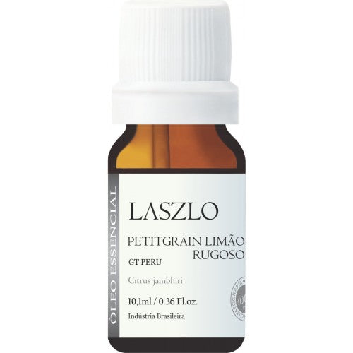 Óleo Essencial de Petitgrain Limão Rugoso (Gt Peru) - Laszlo - Frasco com 10ml - Mundo dos Óleos