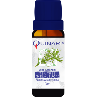 Óleo Essencial de Melaleuca (Tea Tree) - Quinarí - Frasco com 10ml - Mundo dos Óleos