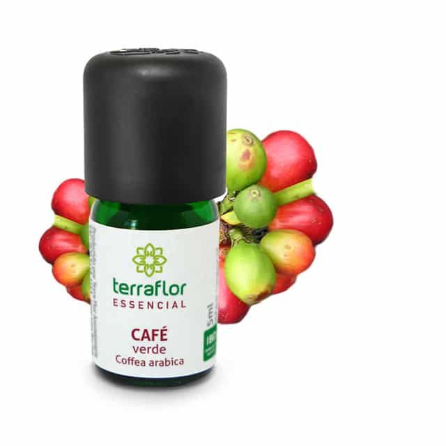 Óleo Essencial de Café verde - Terra Flor - Frasco com 5ml - Mundo dos Óleos