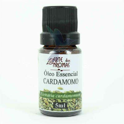 Óleo Essencial de Cardamomo - Arte dos Aromas - Frasco com 5ml - Mundo dos Óleos