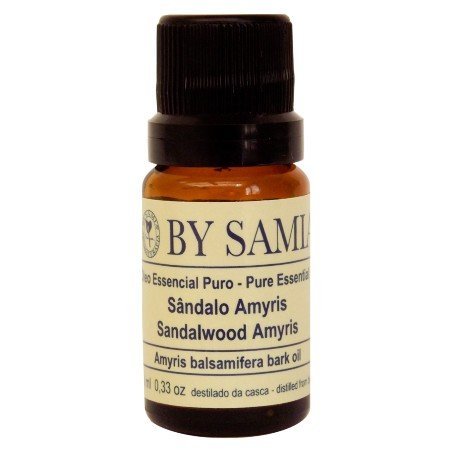 Óleo Essencial de Sândalo - By Samia - Frasco com 10ml - Mundo dos Óleos