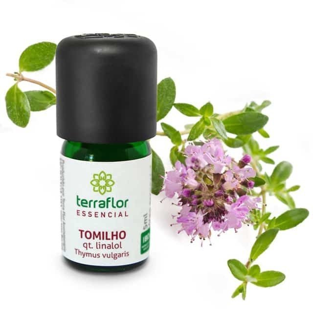 Óleo Essencial de Tomilho Qt. Linalol - Terra Flor - Frasco com 5ml - Mundo dos Óleos