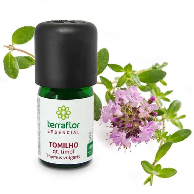 Óleo Essencial de Tomilho qt. Timol - Terra Flor - Frasco com 5ml - Mundo dos Óleos