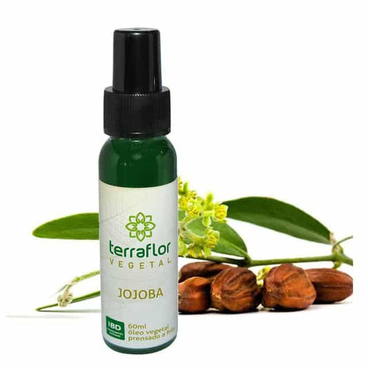 Óleo vegetal de Jojoba - Terra Flor - Frasco com 60ml - Mundo dos Óleos