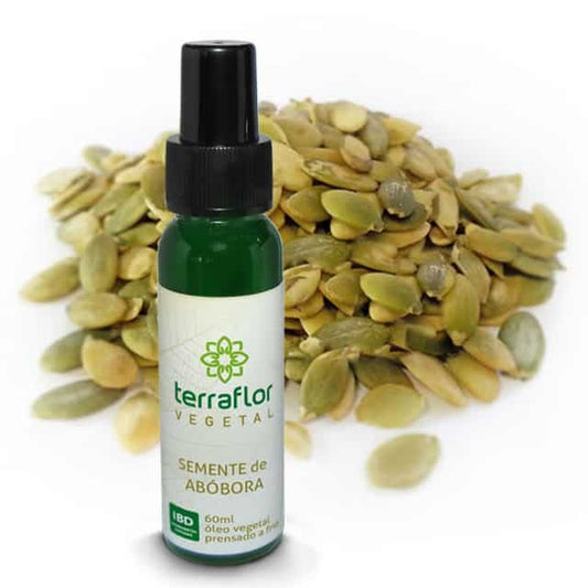 Óleo Vegetal Semente de Abóbora - Terra Flor - Frasco com 60ml - Mundo dos Óleos