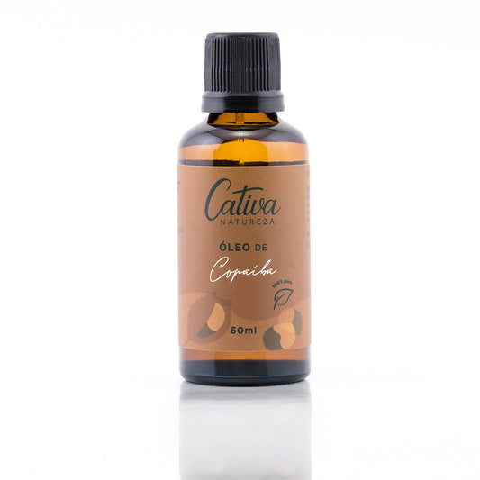 Óleo Vegetal de Copaíba - Cativa - Frasco com 50ml - Mundo dos Óleos