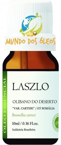 Óleo Essencial de Olíbano do Deserto (Carteri) - Laszlo - Frasco com 10ml - Mundo dos Óleos