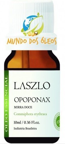 Óleo Essencial de Opoponax (Mirra Doce) - Laszlo - Frasco com 10ml - Mundo dos Óleos