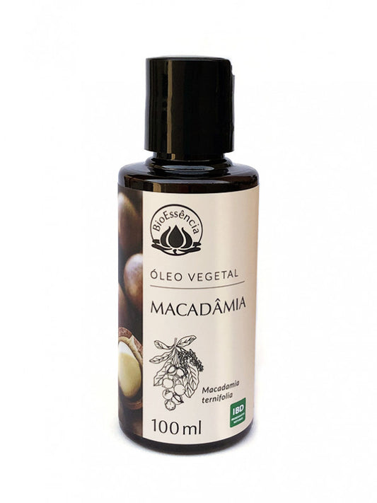 Óleo Vegetal de Macadâmia - BioEssência - Frasco com 100ml - Mundo dos Óleos