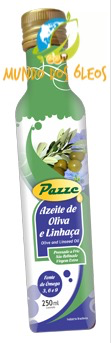 Azeite de Oliva e Linhaça - Pazze - Frasco com 250ml - Mundo dos Óleos
