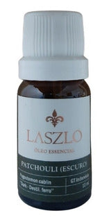 Óleo Essencial de Patchouli dark - Laszlo - Frasco com 10ml - Mundo dos Óleos