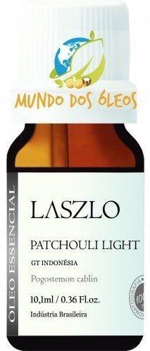 Óleo Essencial de Patchouli light- Laszlo - Frasco com 10ml - Mundo dos Óleos