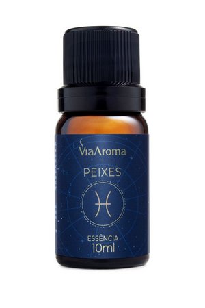 Essência Signo de Peixes - Via Aroma - Frasco com 10ml - Mundo dos Óleos