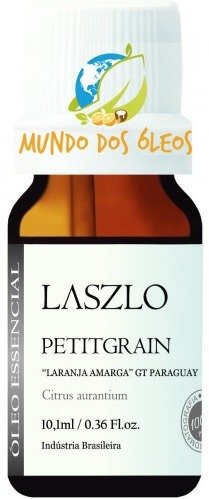 Óleo Essencial de Petitgrain de Laranja Amarga- Laszlo - Frasco com 10ml - Mundo dos Óleos