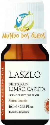 Óleo Essencial de Petitgrain - Limão Capeta (Cravo) - Laszlo - Frasco com 10ml - Mundo dos Óleos