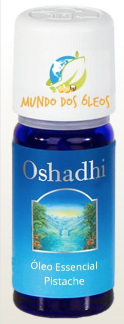 Óleo Essencial Orgânico de Pistache - Oshadhi - Frasco com 3ml - Mundo dos Óleos