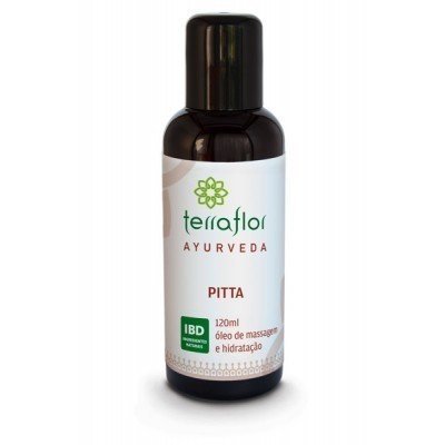 Ayurveda - Pitta - Óleo de Massagem e Hidratação - Terra Flor - Frasco com 120ml - Mundo dos Óleos