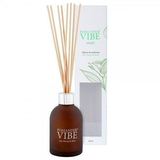 Pomander Vibe Saúde - Varetas - Monas - Frasco com 200ml - Mundo dos Óleos