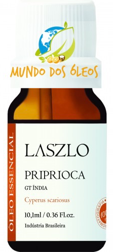 Óleo Essencial de Priprioca - Laszlo - Frasco com 10ml - Mundo dos Óleos