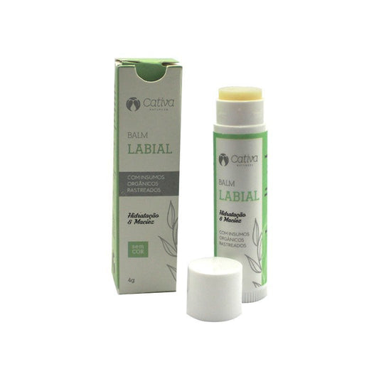 Protetor Labial  Com Cor - Cativa - Frasco com 4g - Mundo dos Óleos