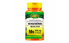 Magnésio Quelato - Unilife - Frasco com 60 Cápsulas de 350mg - Mundo dos Óleos