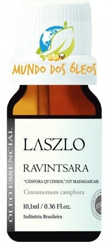 Óleo Essencial de Ravintsara Qt Cineol - Laszlo - Frasco com 10ml - Mundo dos Óleos