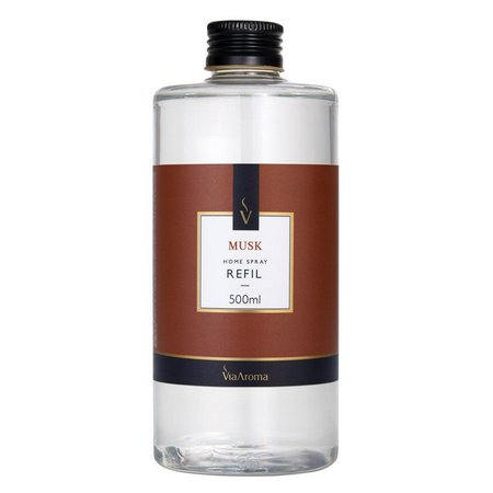 Refil Para Home Spray - Musk - Via Aroma - Frasco com 500ml - Mundo dos Óleos