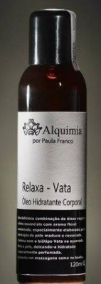 Óleo Corporal Relaxa - Vata - Alquimia - Frasco com 120ml - Mundo dos Óleos