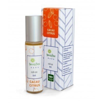 Roll-on Cacau Citrus - Terra Flor - Frasco com 8ml - Mundo dos Óleos