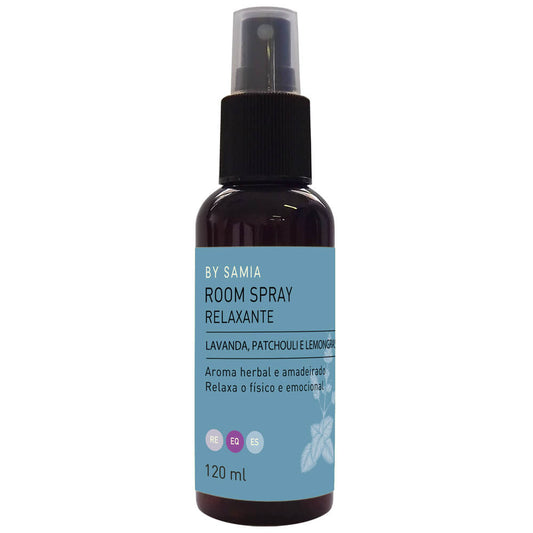 Room Spray Relaxante  - By Samia - Frasco com 120ml - Mundo dos Óleos