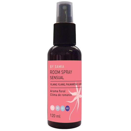 Room Spray Sensual - By Samia - Frasco com 120ml - Mundo dos Óleos