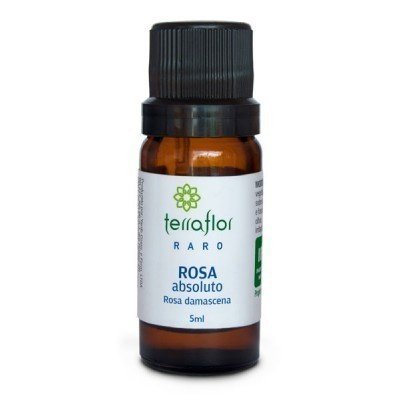 Óleo Essencial de Rosa Absoluto - Terra Flor - Frasco com 5ml - Mundo dos Óleos