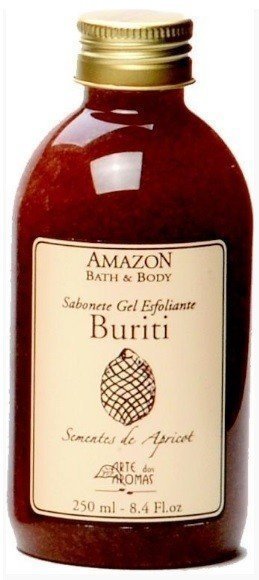 Sabonete Gel Esfoliante de Buriti - Arte dos Aromas - Frasco com 250ml - Mundo dos Óleos