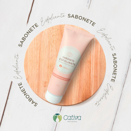 Sabonete Esfoliante Corporal Cativa SPA - Cativa - Frasco com 250ml - Mundo dos Óleos