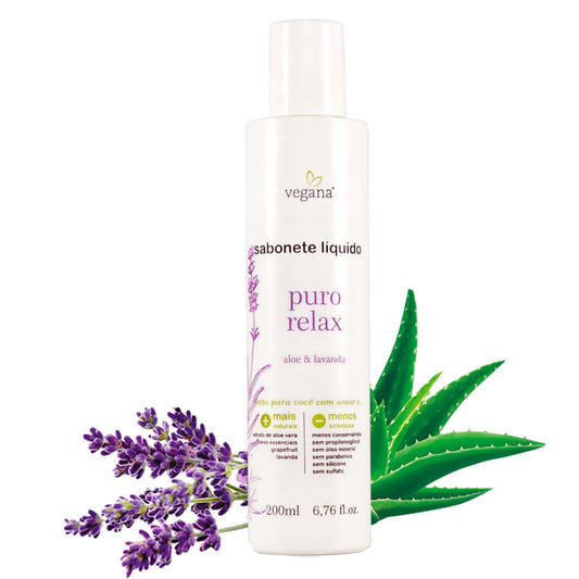 Sabonete Líquido Puro Relax - WNF - Frasco com 200ml - Mundo dos Óleos