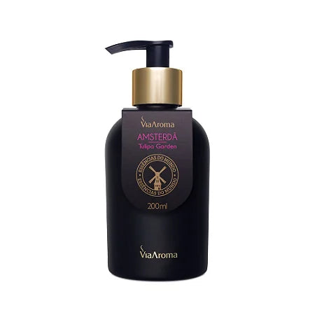 Sabonete Líquido - Amsterdã - Via Aroma - Frasco com 200ml - Mundo dos Óleos